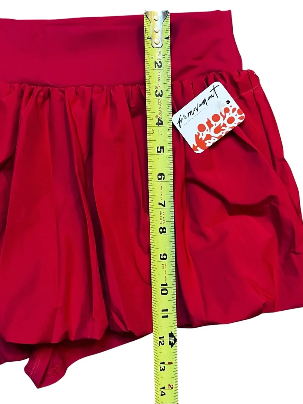 Free People / FP Movement  XL Dance All Day Bubble Skort Winterberry New